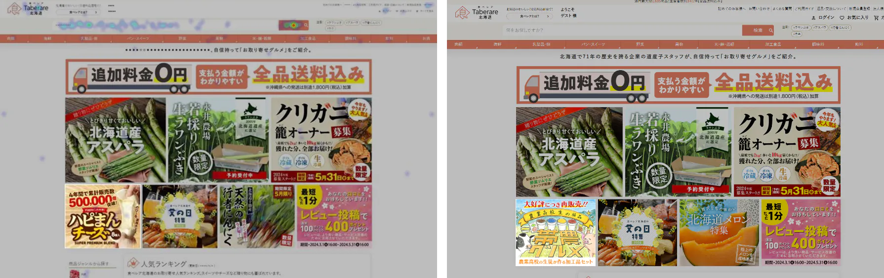 TOPページバナー表示検証の結果