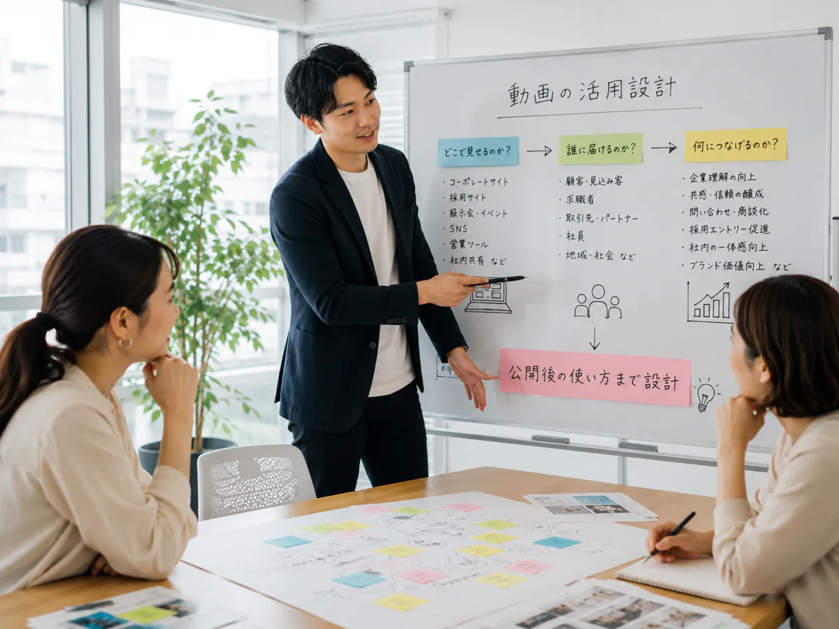 動画だけで終わらない活用設計