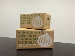 オリジナル段ボール制作（たまねぎ用段ボール5㎏・10㎏）（たまみ農園 様）