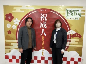 祝成人フォトスポット制作・設置（エスタ帯広 様）