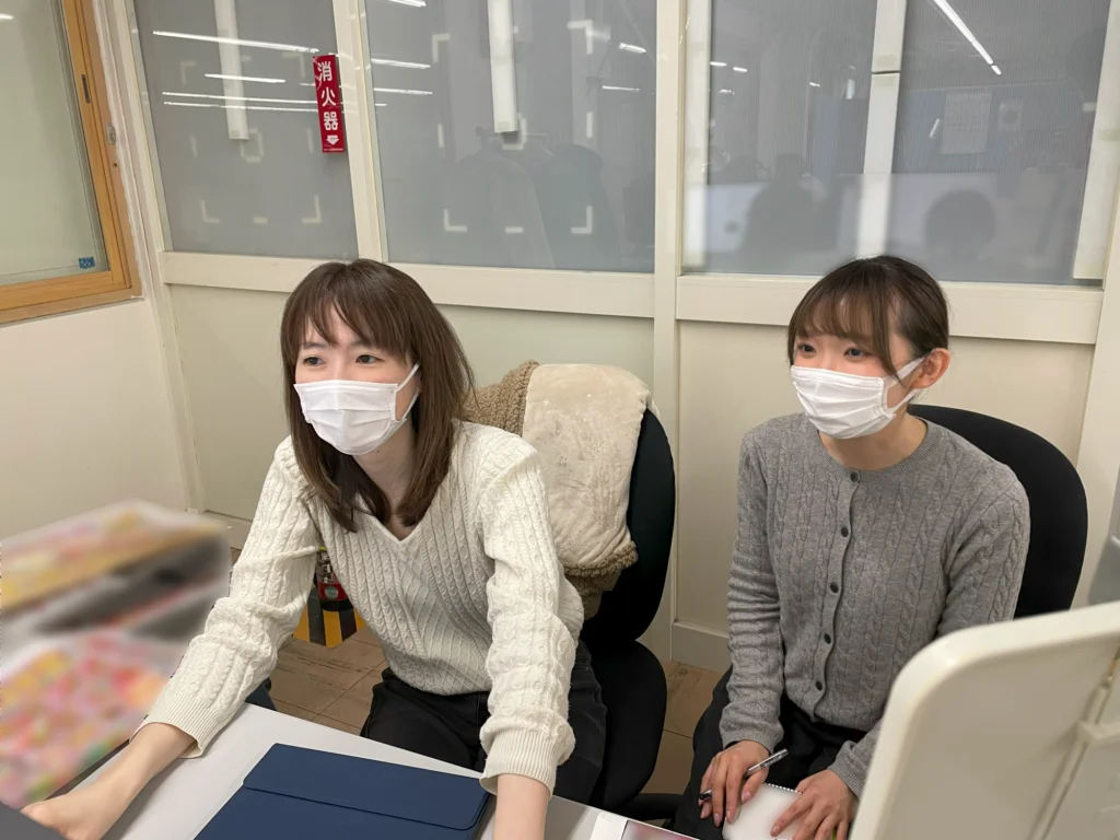 長岡造形大学の学生のインターンシップを受け入れました